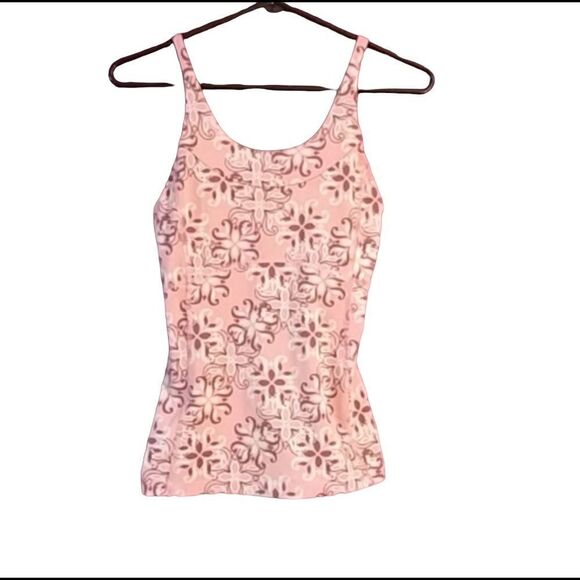 Tek Gear Yoga floral pink Tank Top XS - Picture 1 of 4
